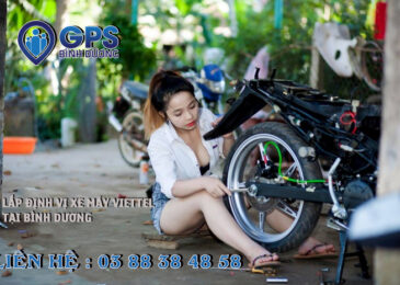lắp đinh vị xe máy viettel tại bình dương