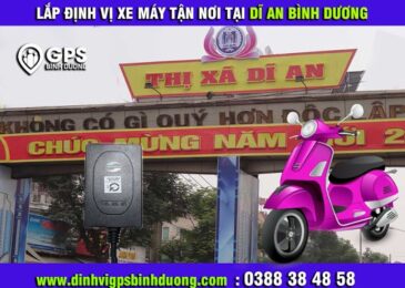 Định vị xe máy dĩ an